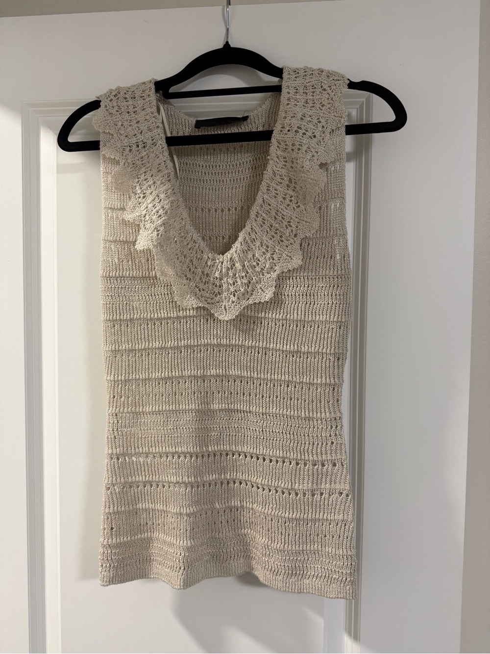 Zara crochet tank top